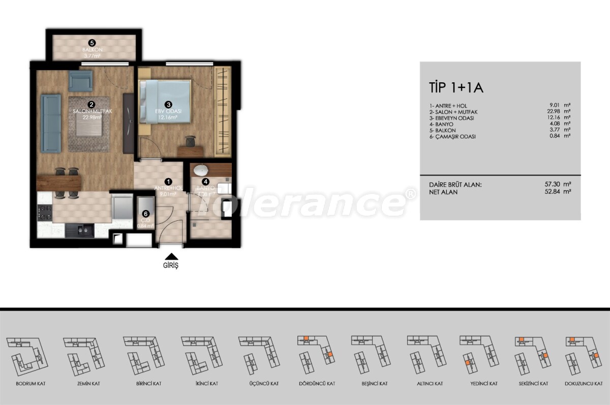 Apartment vom entwickler in Eyüp Sultan, Istanbul ratenzahlung - immobilien in der Türkei kaufen - 57938