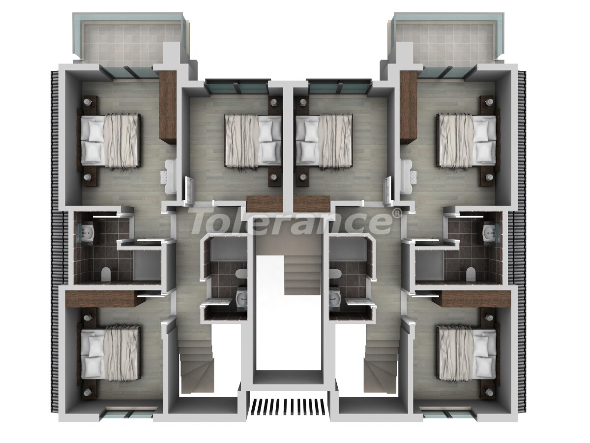Apartment from the developer in Fethie with pool - buy realty in Turkey - 57498