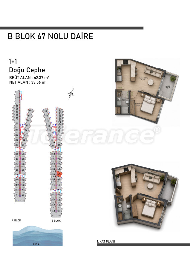 Apartment from developer in Finike sea view with pool installments - buy realty in Turkey - 147071