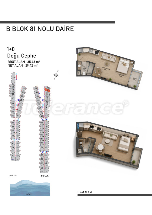 Apartment from developer in Finike sea view with pool installments - buy realty in Turkey - 147073