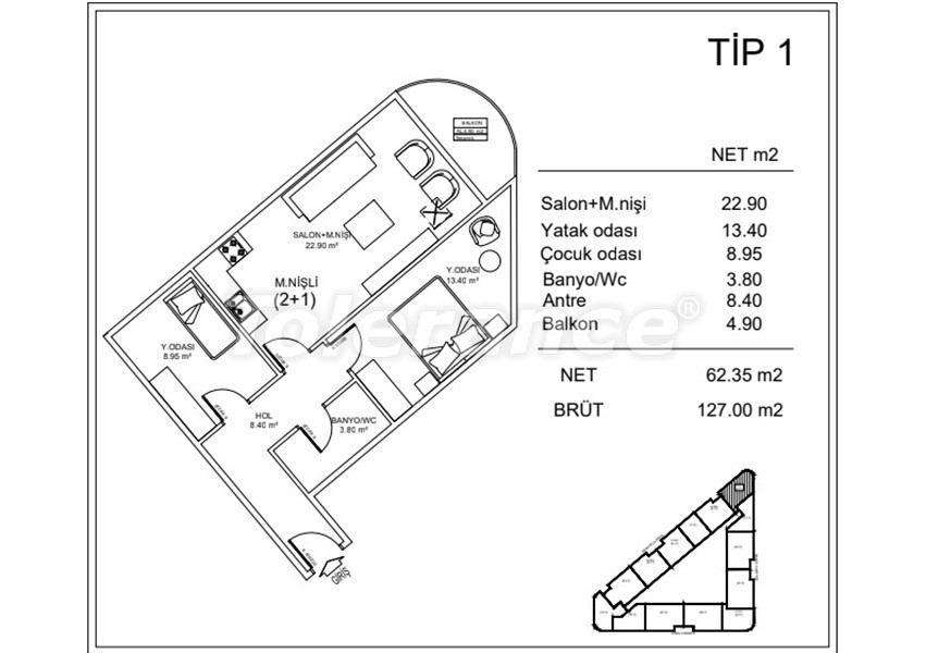 Appartement van de ontwikkelaar in Gaziosmanpaşa, Istanboel zeezicht zwembad afbetaling - onroerend goed kopen in Turkije - 110376