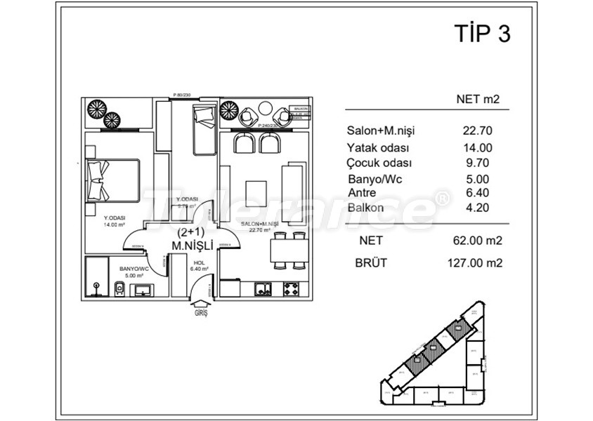 Appartement van de ontwikkelaar in Gaziosmanpaşa, Istanboel zeezicht zwembad afbetaling - onroerend goed kopen in Turkije - 110377