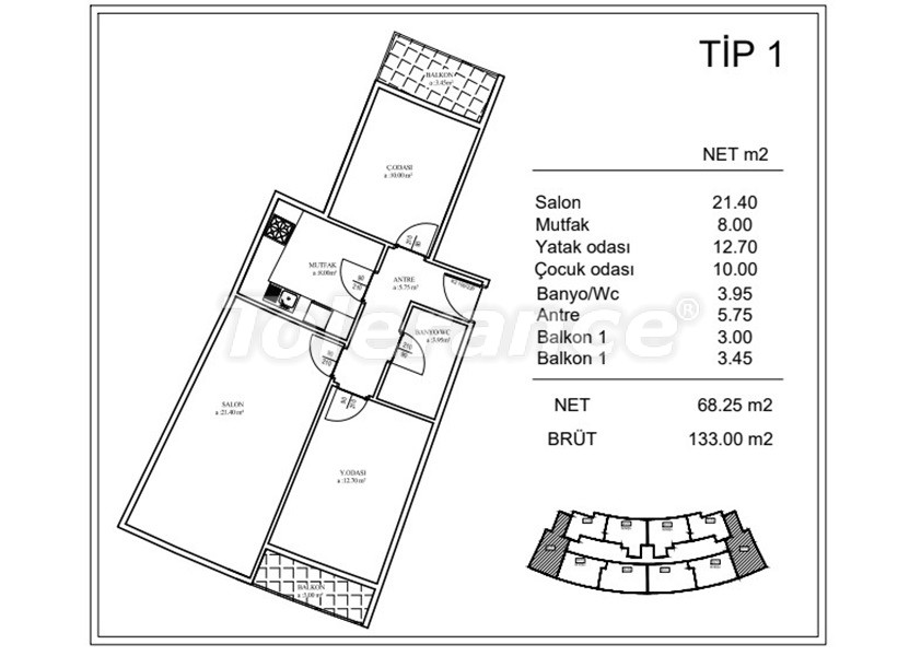 Appartement du développeur еn Gaziosmanpaşa, Istanbul vue sur la mer piscine versement - acheter un bien immobilier en Turquie - 110381