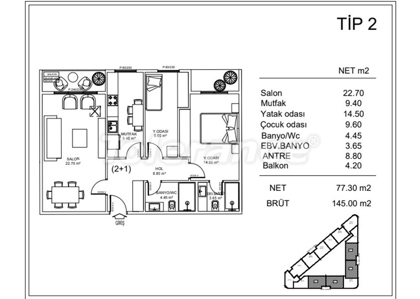 Appartement du développeur еn Gaziosmanpaşa, Istanbul vue sur la mer piscine versement - acheter un bien immobilier en Turquie - 110383