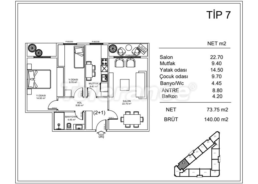 Appartement van de ontwikkelaar in Gaziosmanpaşa, Istanboel zeezicht zwembad afbetaling - onroerend goed kopen in Turkije - 110388