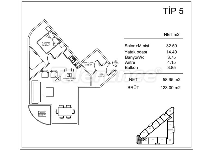 Appartement du développeur еn Gaziosmanpaşa, Istanbul vue sur la mer piscine versement - acheter un bien immobilier en Turquie - 110389