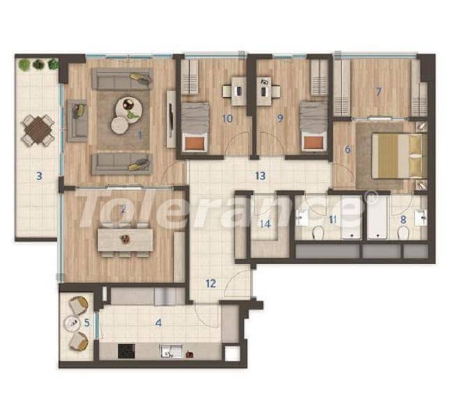 آپارتمان از سازنده که در غازی عثمان پاشا, استانبول اقساط - خرید ملک در ترکیه - 27394