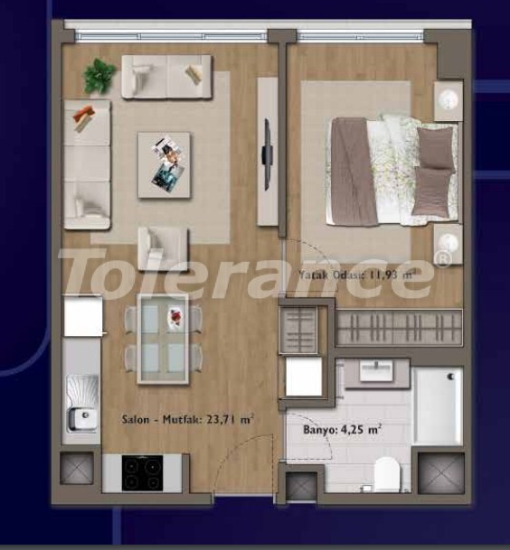 آپارتمان از سازنده که در گونشلی, استانبول استخر - خرید ملک در ترکیه - 14303