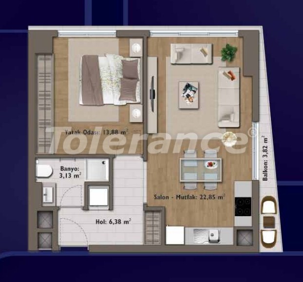 Apartment from the developer in Günesli, İstanbul pool - buy realty in Turkey - 14306
