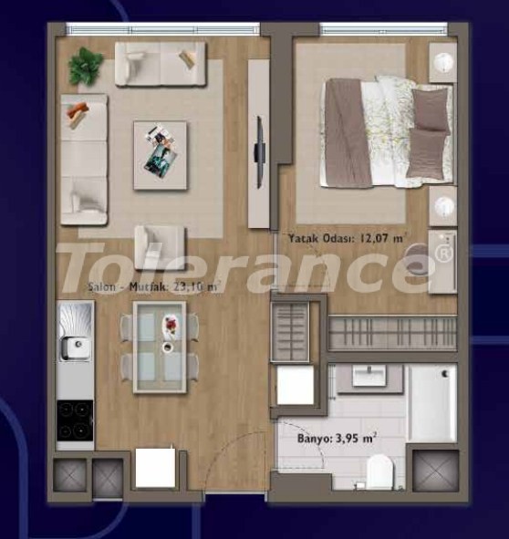 Apartment from the developer in Günesli, İstanbul pool - buy realty in Turkey - 14307