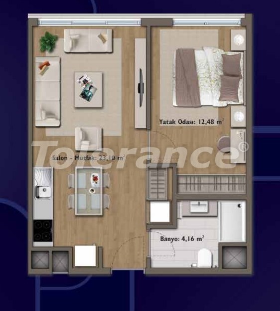 آپارتمان از سازنده که در گونشلی, استانبول استخر - خرید ملک در ترکیه - 14310
