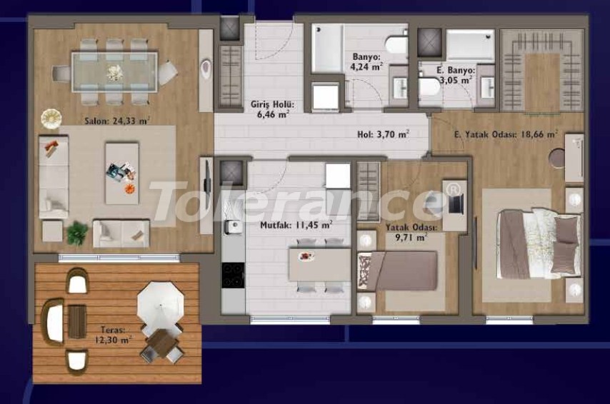 Apartment from the developer in Günesli, İstanbul pool - buy realty in Turkey - 14314