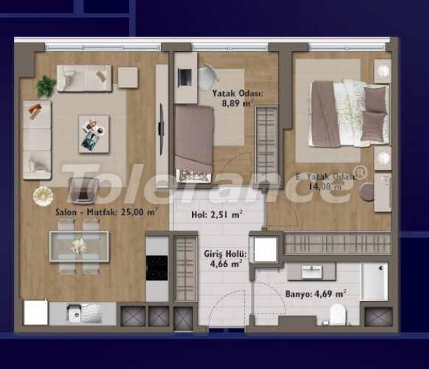 Apartment from the developer in Günesli, İstanbul pool - buy realty in Turkey - 14316
