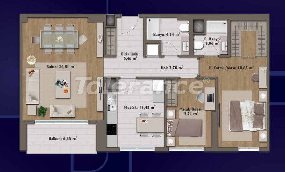 Apartment from the developer in Günesli, İstanbul pool - buy realty in Turkey - 14319