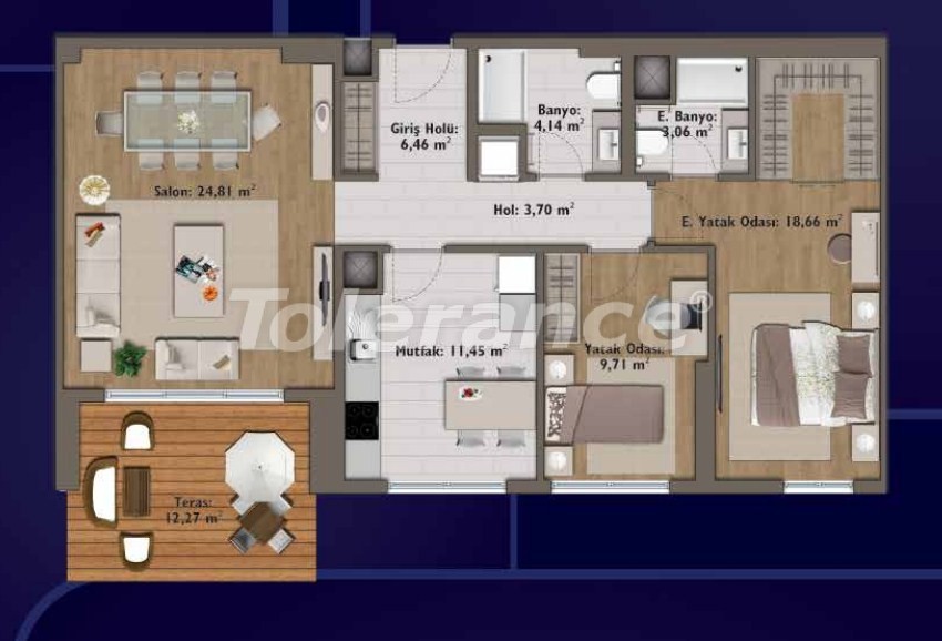 Apartment from the developer in Günesli, İstanbul pool - buy realty in Turkey - 14320