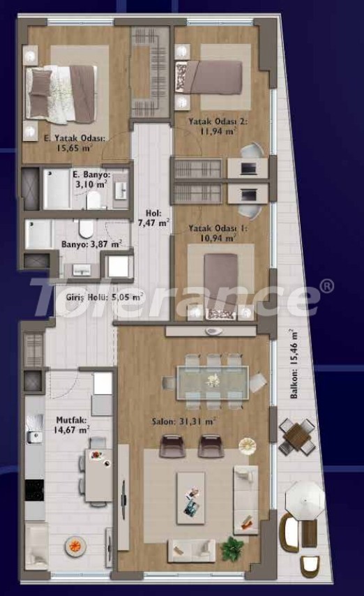 Apartment from the developer in Günesli, İstanbul pool - buy realty in Turkey - 14326