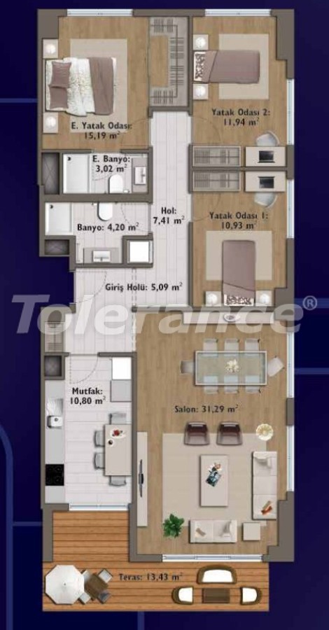 Apartment from the developer in Günesli, İstanbul pool - buy realty in Turkey - 14329