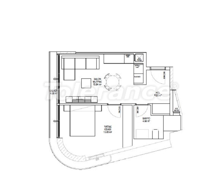 Appartement van de ontwikkelaar in Istanboel zwembad afbetaling - onroerend goed kopen in Turkije - 131285