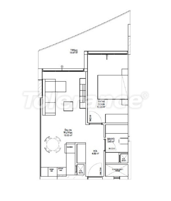 Appartement van de ontwikkelaar in Istanboel zwembad afbetaling - onroerend goed kopen in Turkije - 131286
