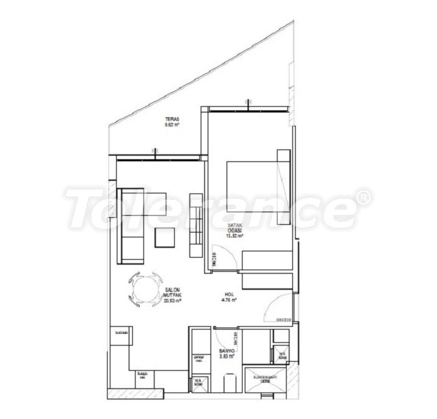 Appartement van de ontwikkelaar in Istanboel zwembad afbetaling - onroerend goed kopen in Turkije - 131287