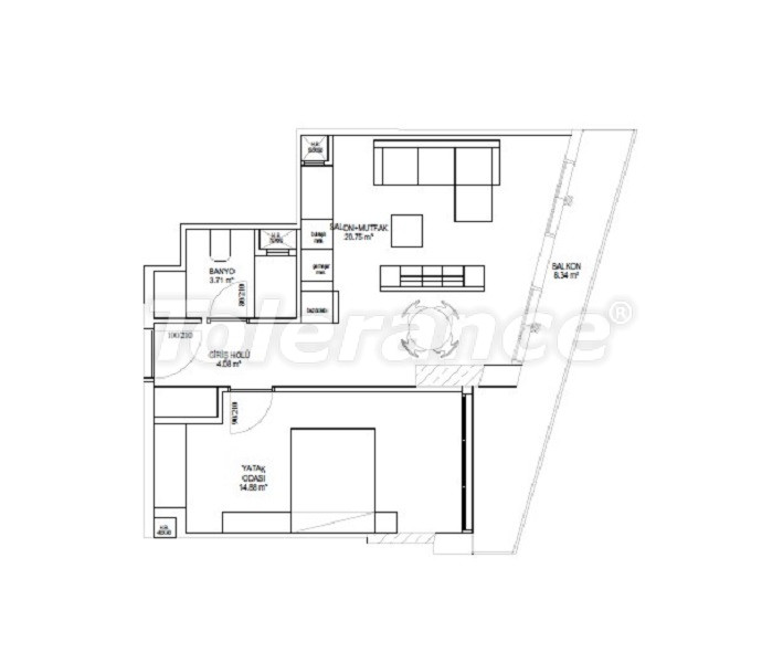 Appartement van de ontwikkelaar in Istanboel zwembad afbetaling - onroerend goed kopen in Turkije - 131289