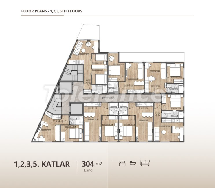 Apartment from the developer in Istanbul - 131742 Apartment from the developer in Istanbul - buy realty in Turkey - 131742
