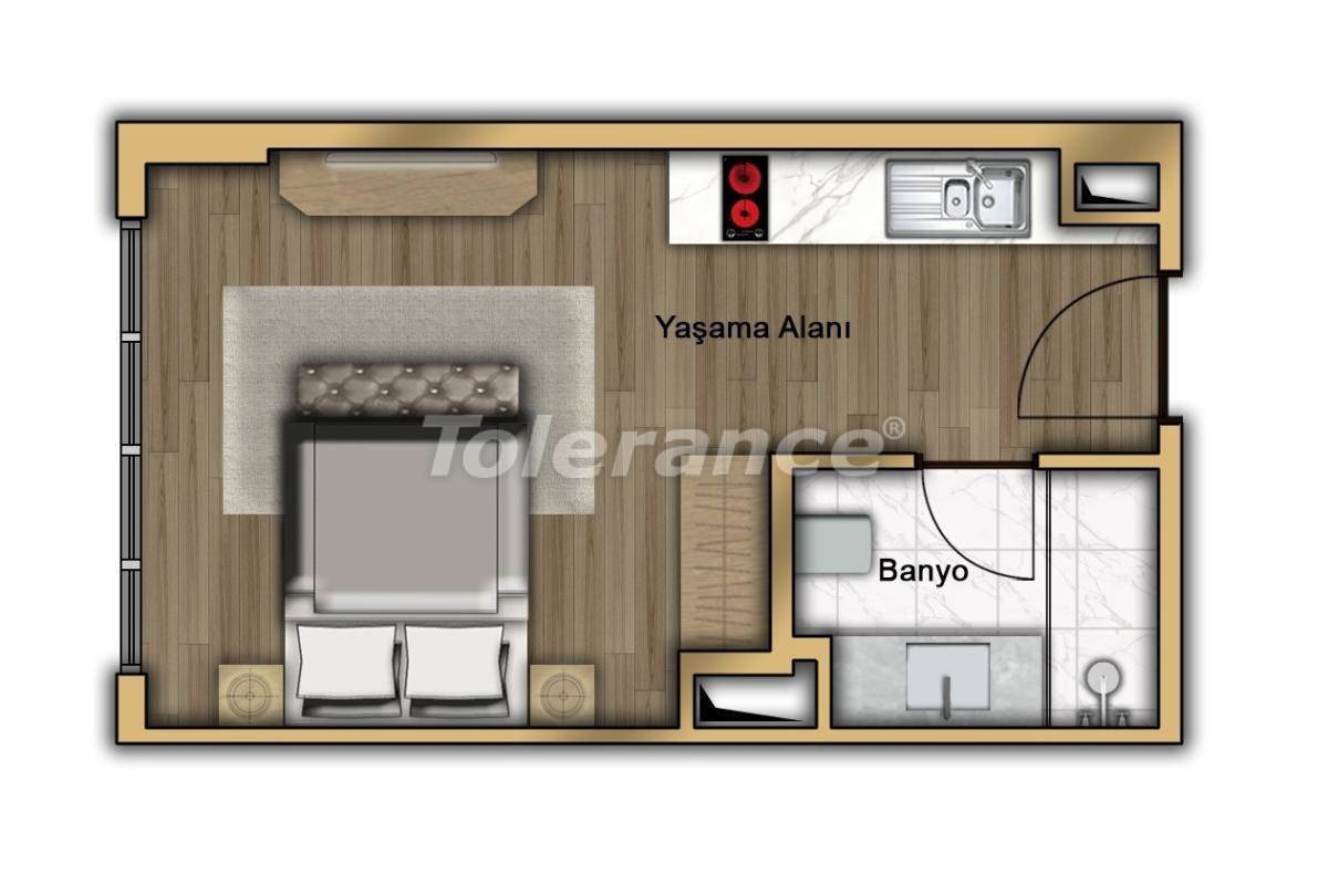 Apartment in Istanbul installment - buy realty in Turkey - 20357