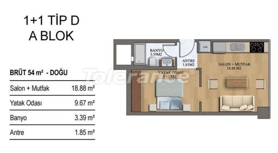 Apartment du développeur еn Istanbul piscine - acheter un bien immobilier en Turquie - 27206