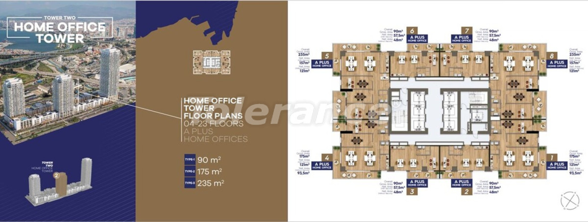 Apartment vom entwickler in İzmir meeresblick pool ratenzahlung - immobilien in der Türkei kaufen - 108995