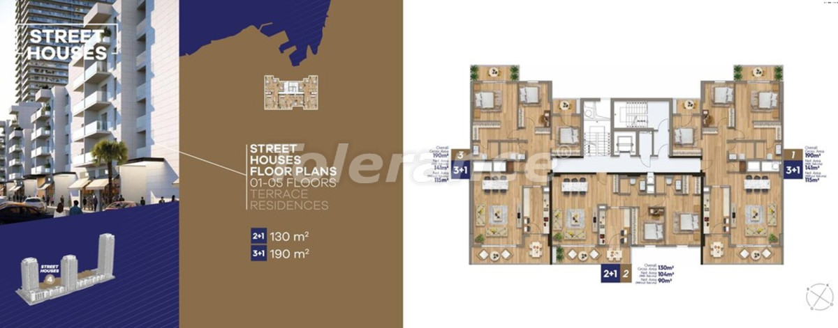 Apartment from the developer in Izmir with sea view with pool with installment - buy realty in Turkey - 109000