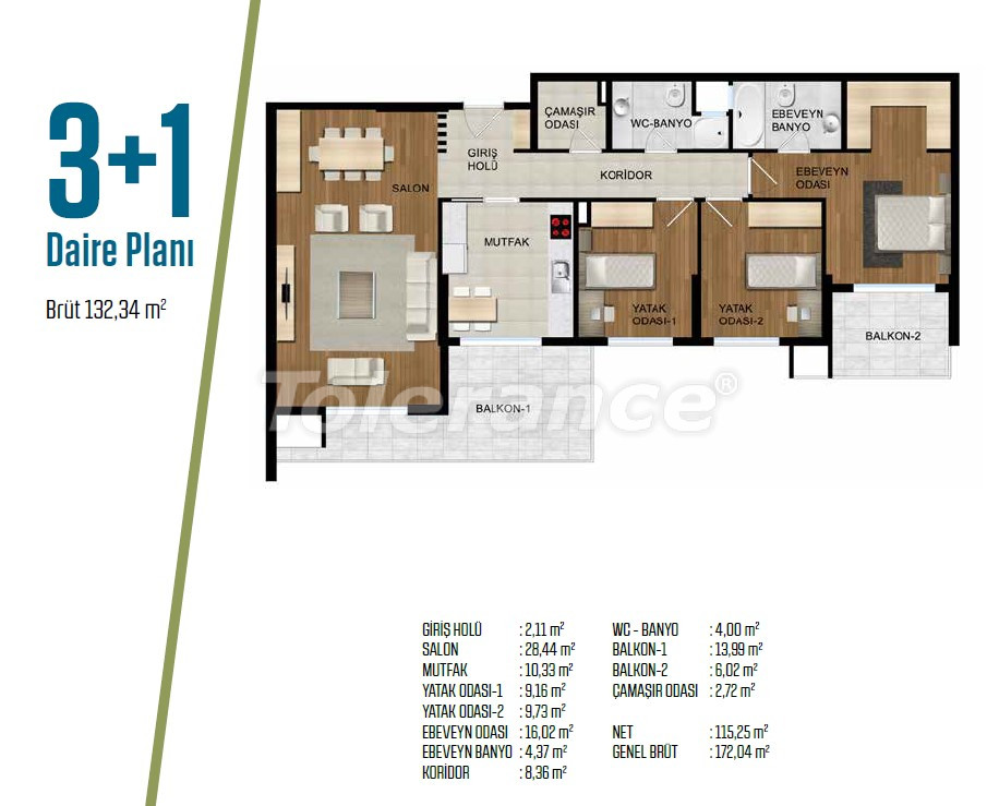 Apartment vom entwickler in İzmir pool ratenzahlung - immobilien in der Türkei kaufen - 83504