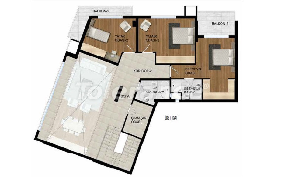 Apartment from the developer in Izmir with pool with installment - buy realty in Turkey - 83507