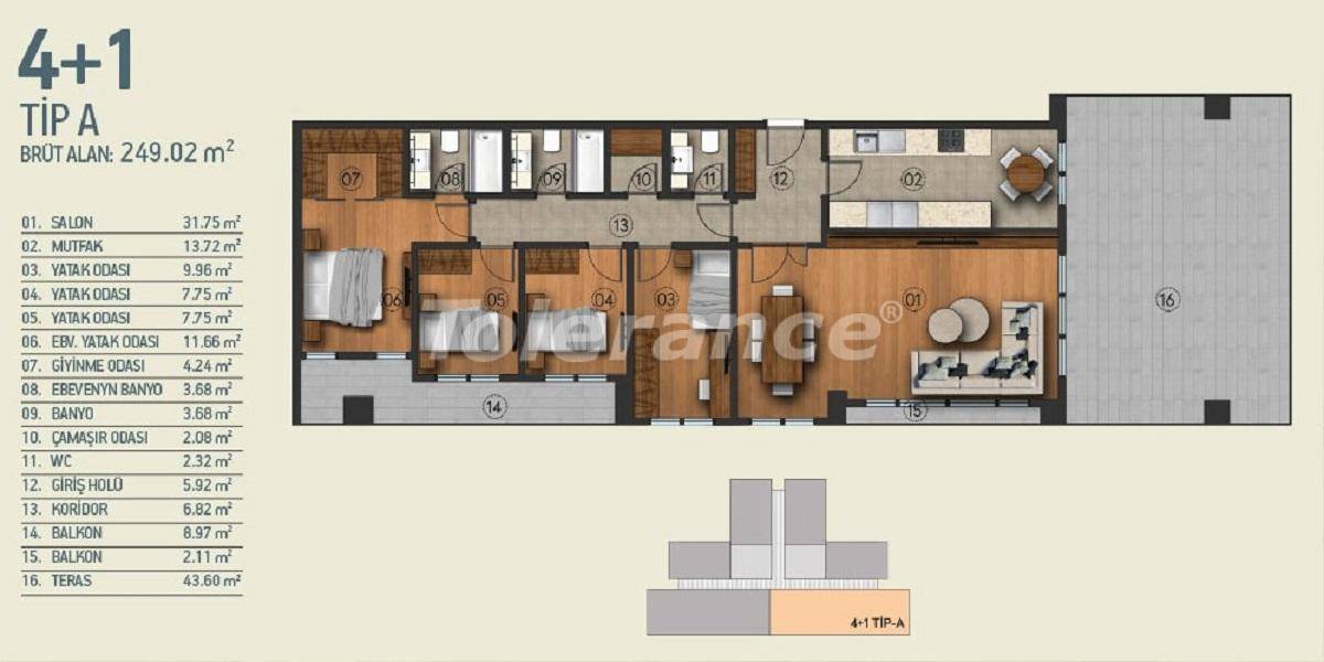 Apartment from the developer in Kagithane, İstanbul with pool - buy realty in Turkey - 26964