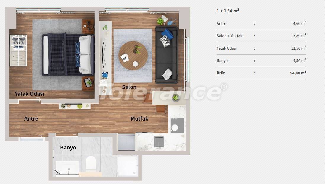Apartment from the developer in Kagithane, İstanbul with pool - buy realty in Turkey - 27063