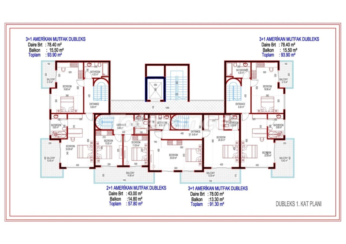 Apartment vom entwickler in Kargıcak, Alanya meeresblick pool - immobilien in der Türkei kaufen - 28015