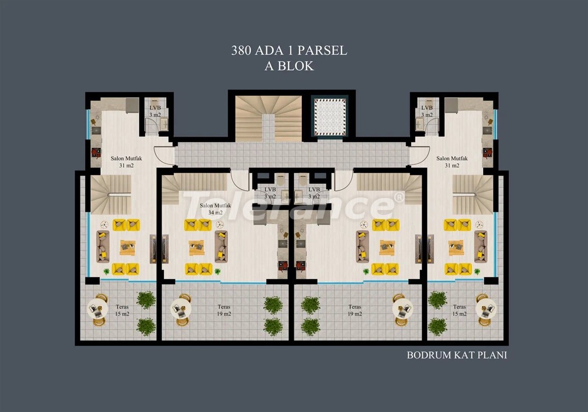 Apartment vom entwickler in Kargıcak, Alanya meeresblick pool ratenzahlung - immobilien in der Türkei kaufen - 50299