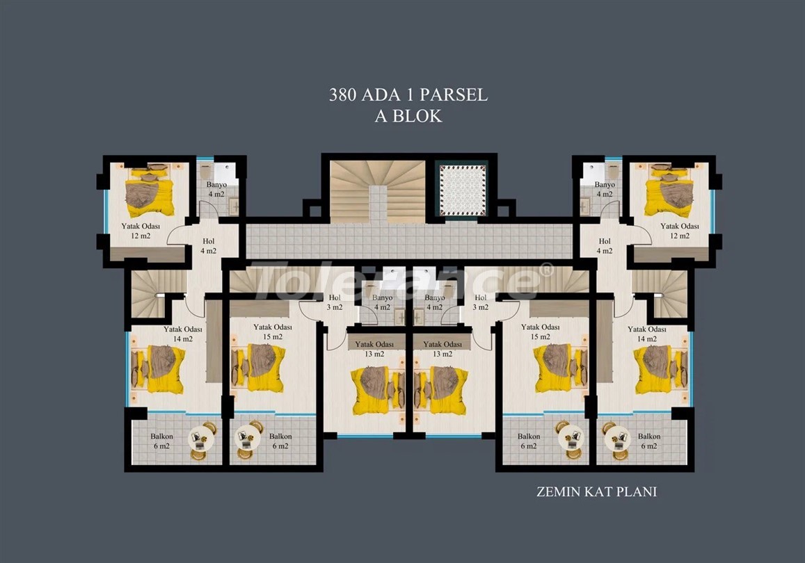 Apartment vom entwickler in Kargıcak, Alanya meeresblick pool ratenzahlung - immobilien in der Türkei kaufen - 50301
