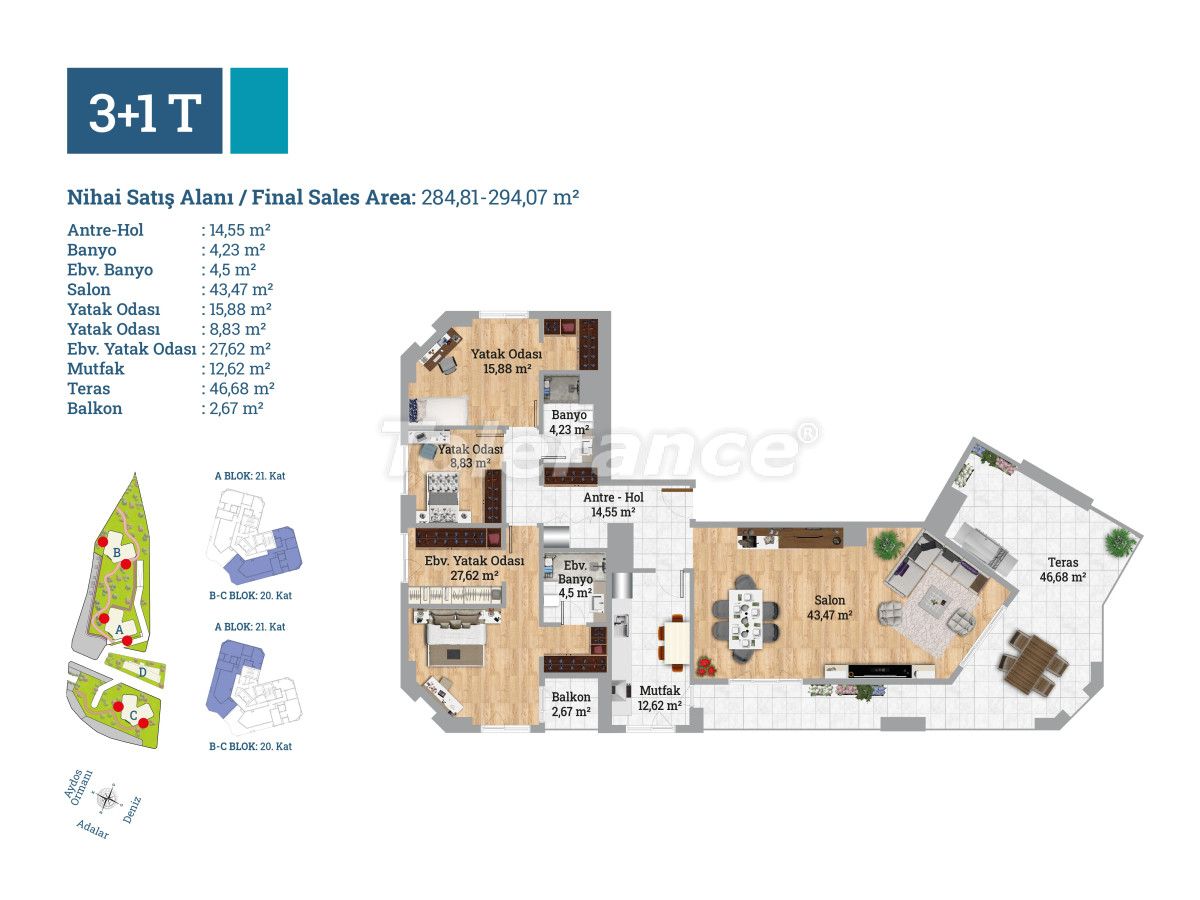Apartment from the developer in Kartal, İstanbul with installment - buy realty in Turkey - 65422