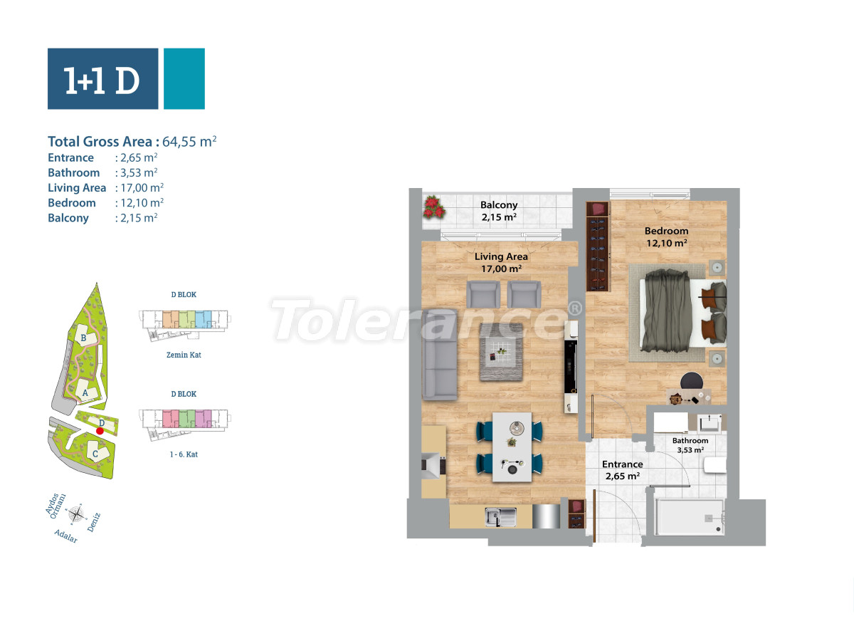 Apartment from the developer in Kartal, İstanbul with installment - buy realty in Turkey - 65423