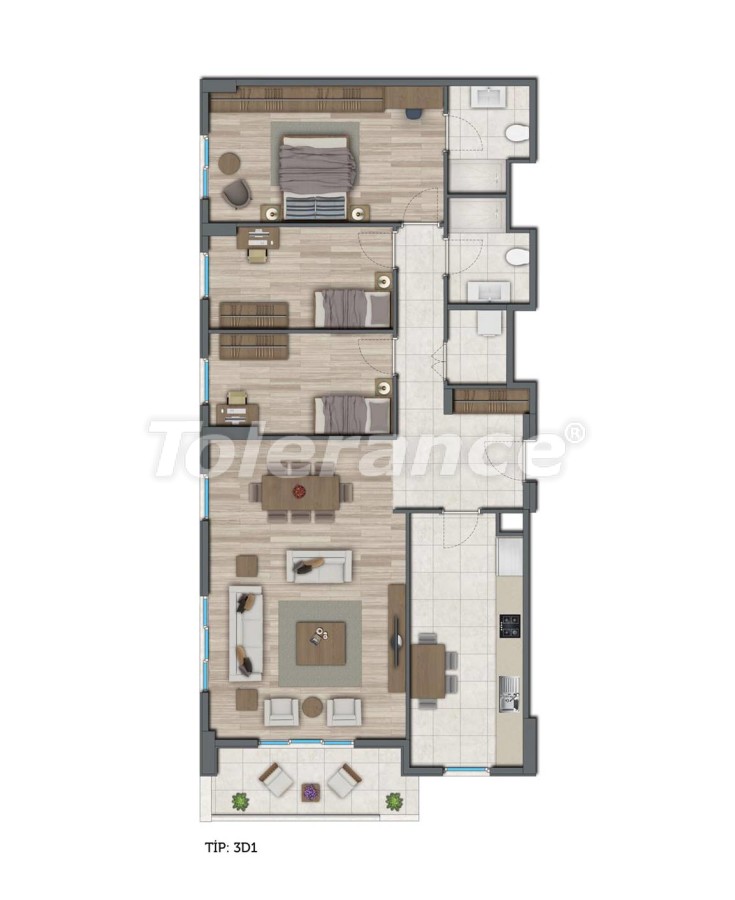 Apartment vom entwickler in Kepez, Antalya pool ratenzahlung - immobilien in der Türkei kaufen - 10578