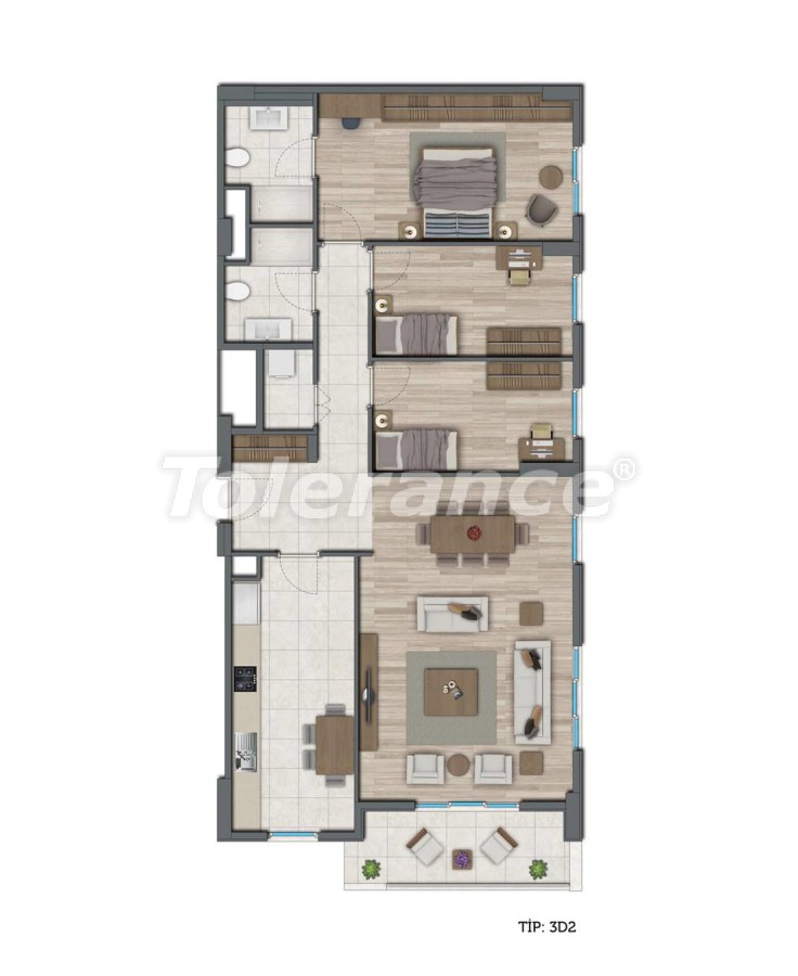 Apartment vom entwickler in Kepez, Antalya pool ratenzahlung - immobilien in der Türkei kaufen - 10579