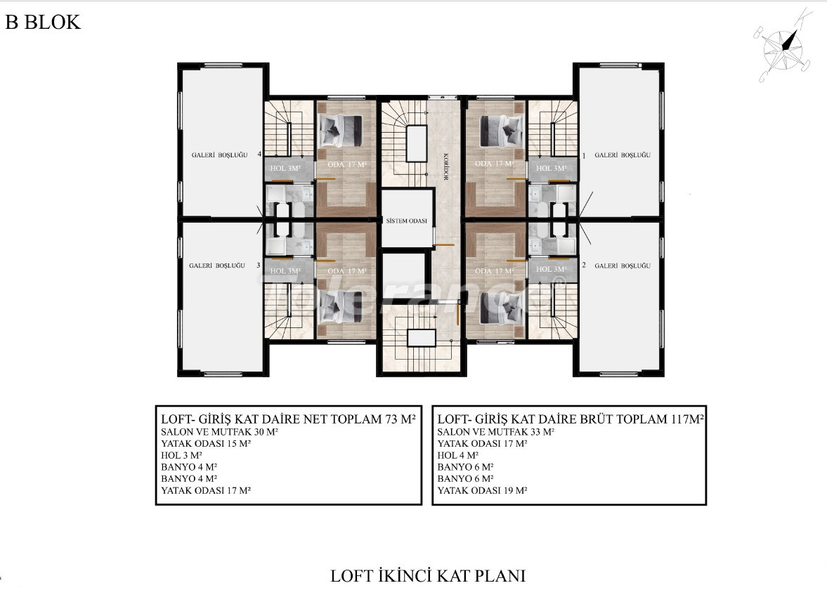 Apartment vom entwickler in Kepez, Antalya pool ratenzahlung - immobilien in der Türkei kaufen - 128039