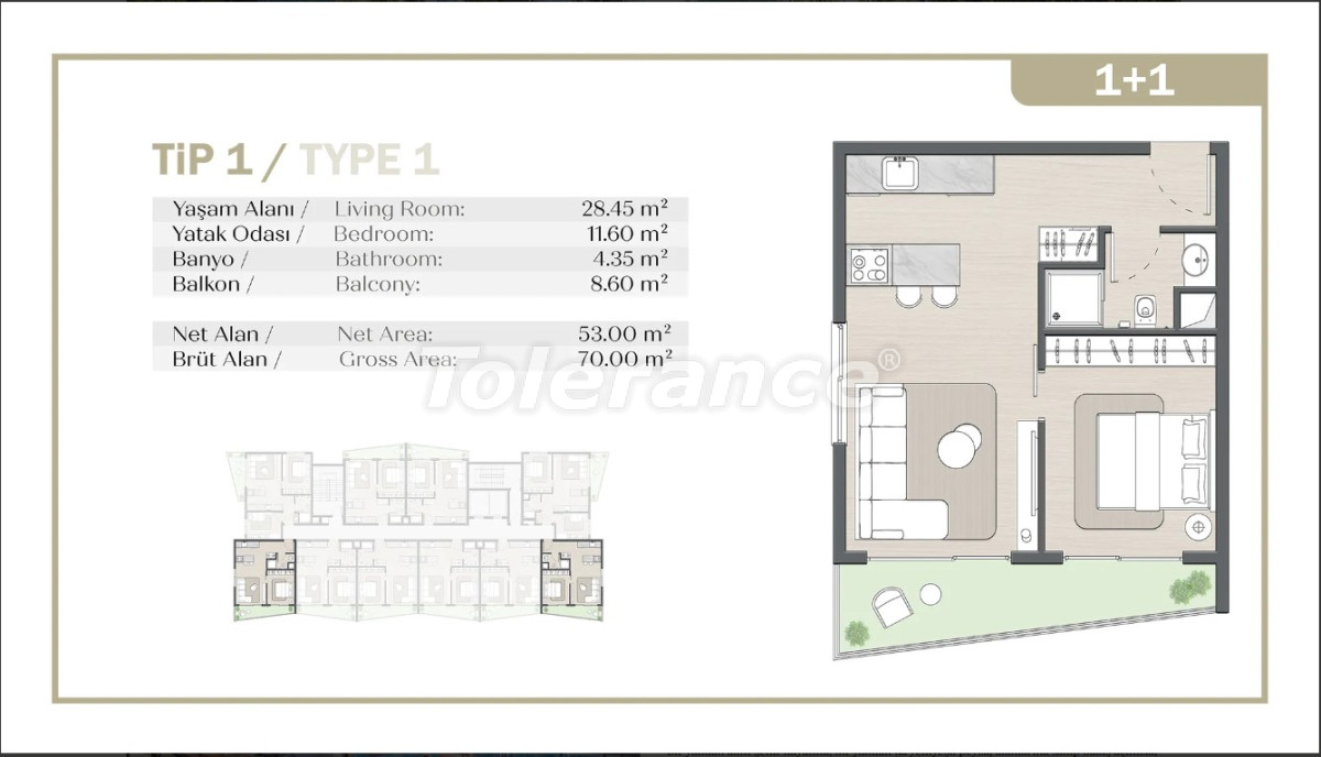 Apartment from the developer in Kepez, Antalya with pool - buy realty in Turkey - 130034