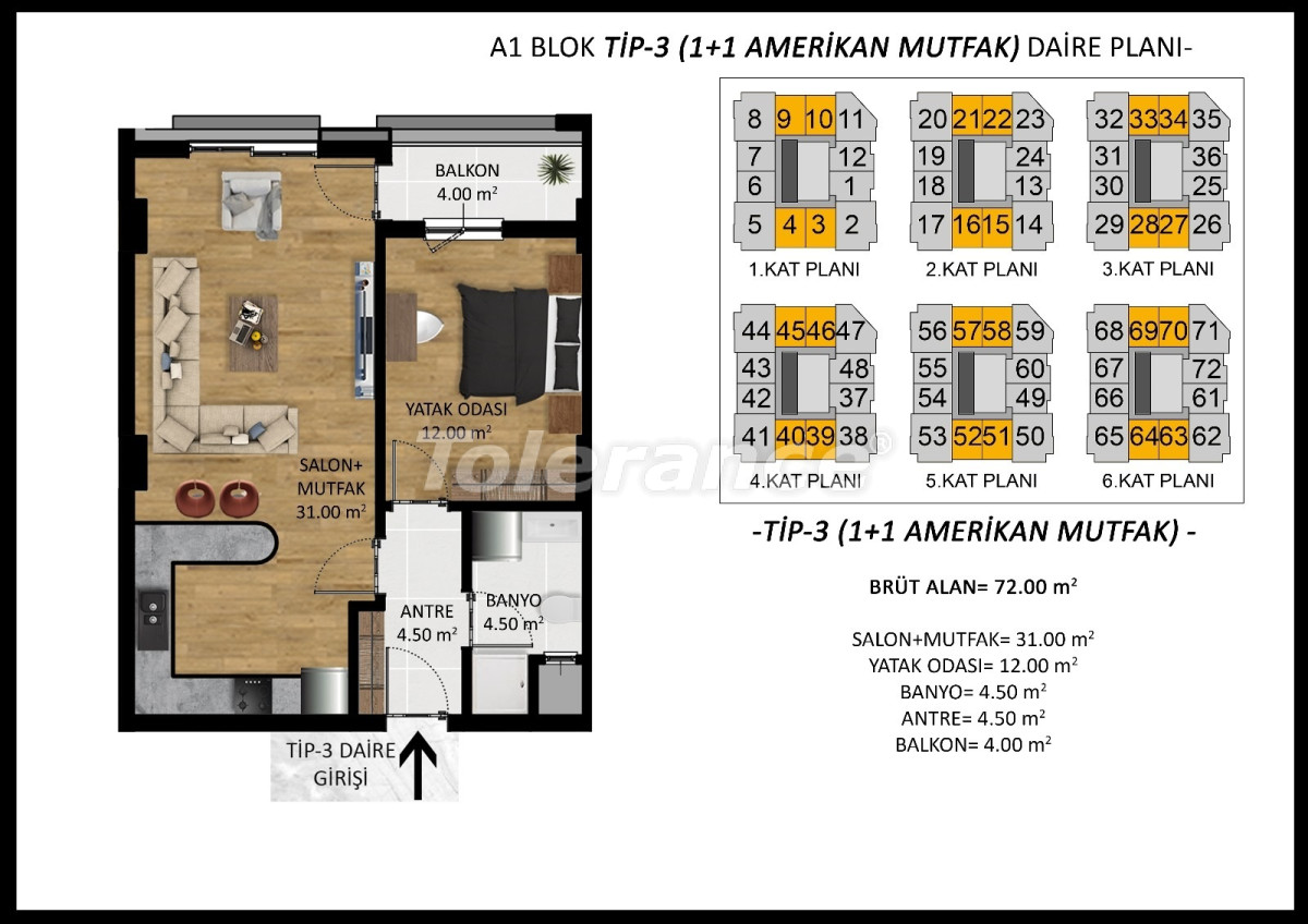 Appartement van de ontwikkelaar in Kepez, Antalya zwembad afbetaling - onroerend goed kopen in Turkije - 131197