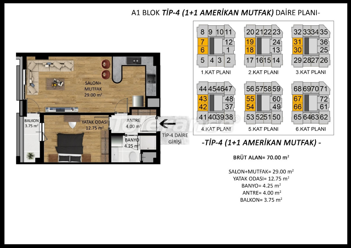 Appartement van de ontwikkelaar in Kepez, Antalya zwembad afbetaling - onroerend goed kopen in Turkije - 131198