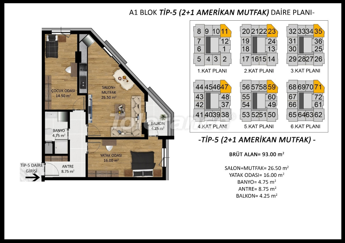 Appartement van de ontwikkelaar in Kepez, Antalya zwembad afbetaling - onroerend goed kopen in Turkije - 131199