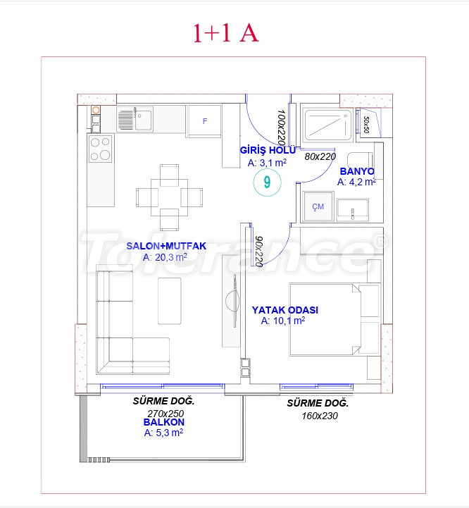 Appartement van de ontwikkelaar in Kepez, Antalya met zwembad in termijnen - onroerend goed kopen in Turkije - 146958
