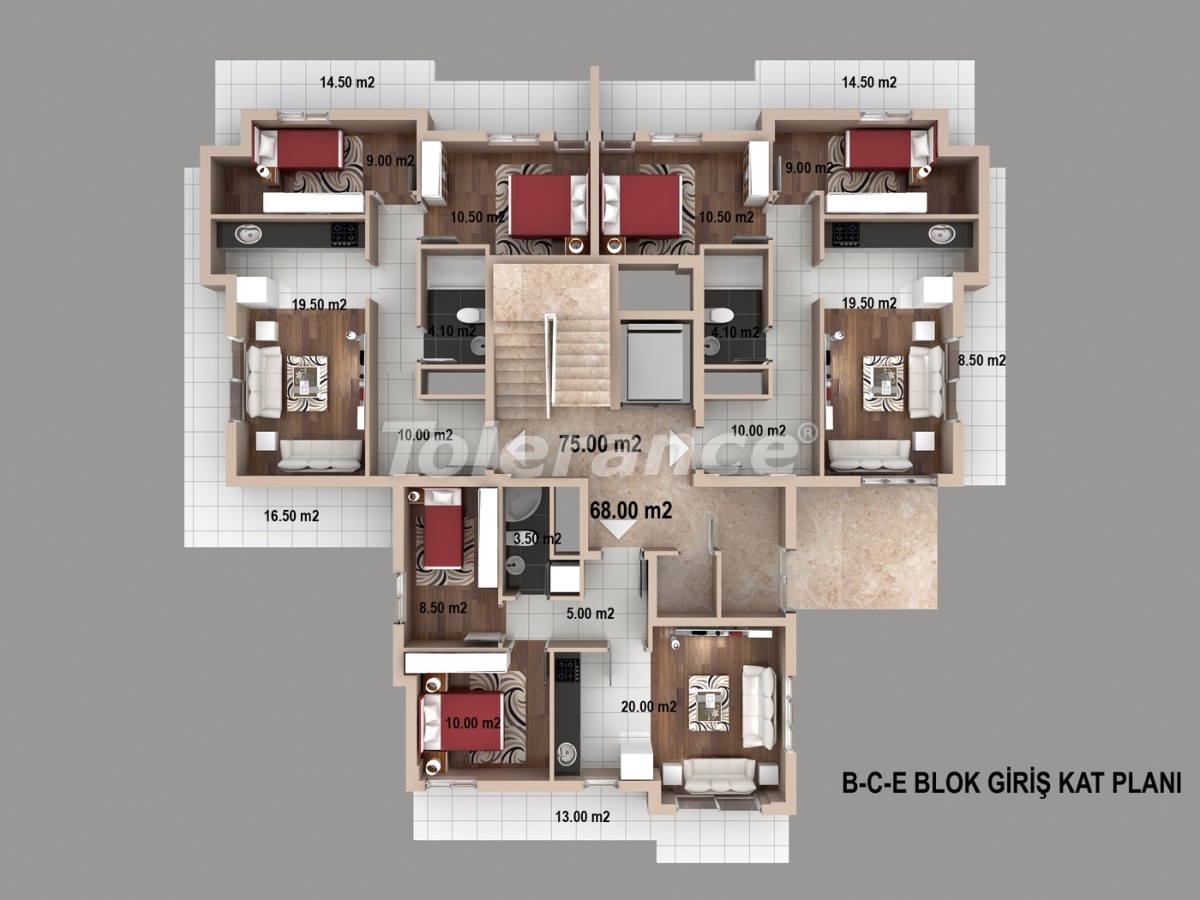 Apartment vom entwickler in Kepez, Antalya pool - immobilien in der Türkei kaufen - 1516