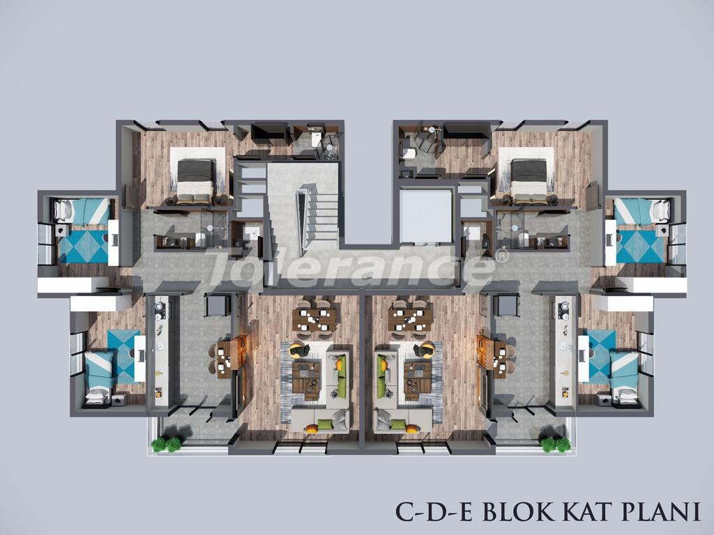 Apartment vom entwickler in Kepez, Antalya pool - immobilien in der Türkei kaufen - 70306