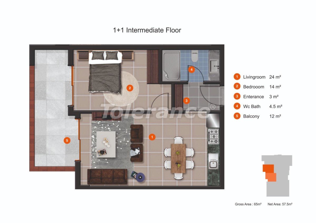 Apartment vom entwickler in Kestel, Alanya meeresblick pool ratenzahlung - immobilien in der Türkei kaufen - 20431